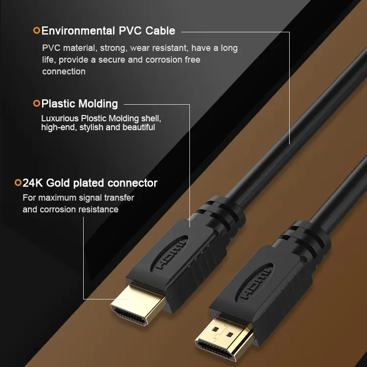 Black HDMI Cable