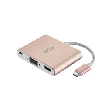 Type C to VGA + USB 3.0 + Type C PD 3 In 1...