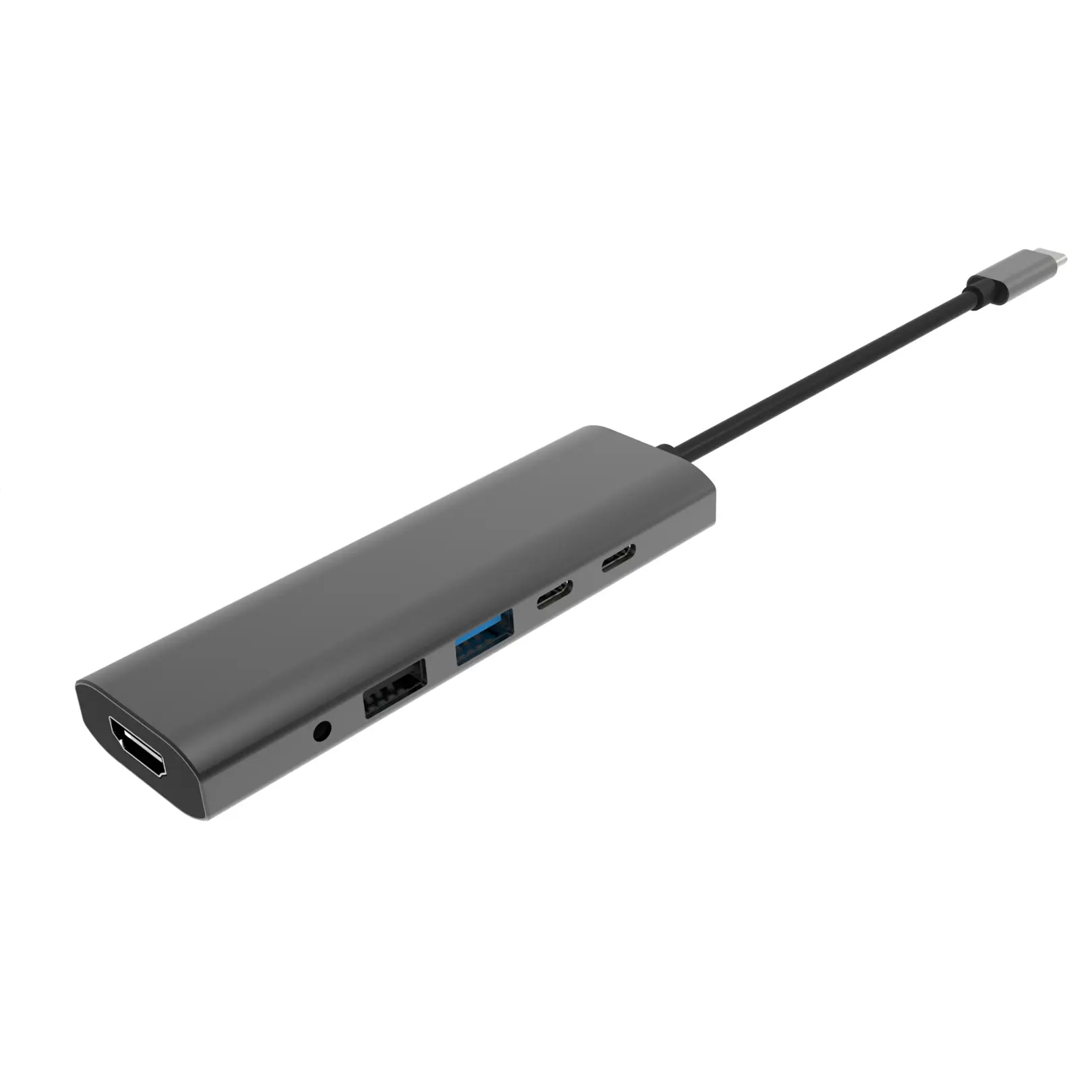 New Product Type C Hub 6-in-1 Multi-Port Adapter For Macbook