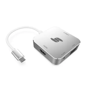Type C to HDMI VGA USB3.0 3.5MM Audio Hub ...