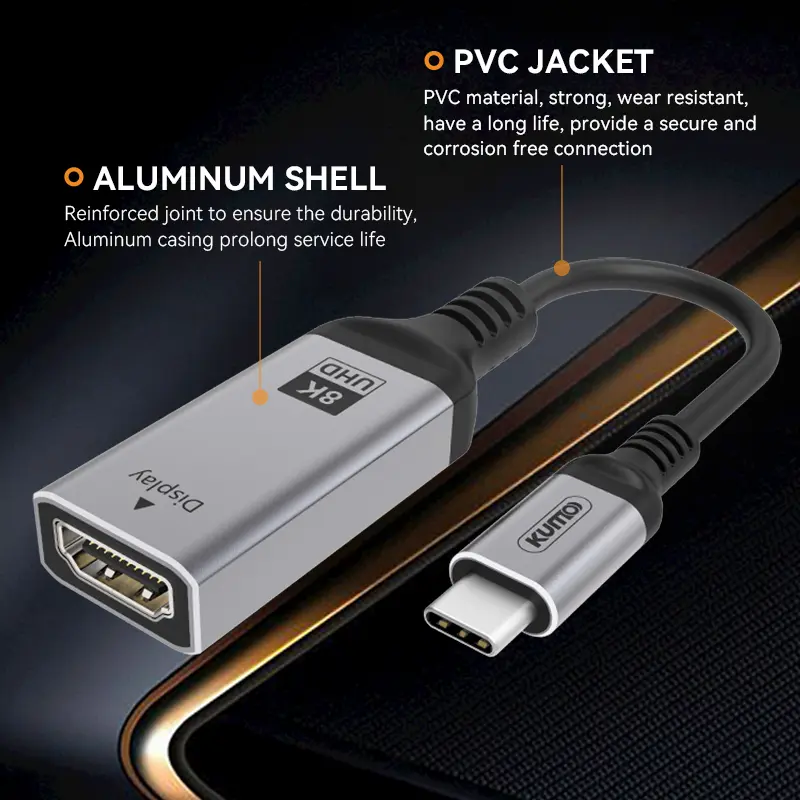 USB Type C to 8K 60Hz HDMI Adapter