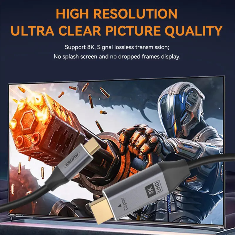 2 Meter Type C to HDMI 8K Cable