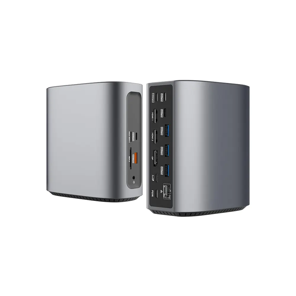 17 in 1 MST triple 4K USB4 Docking Station...