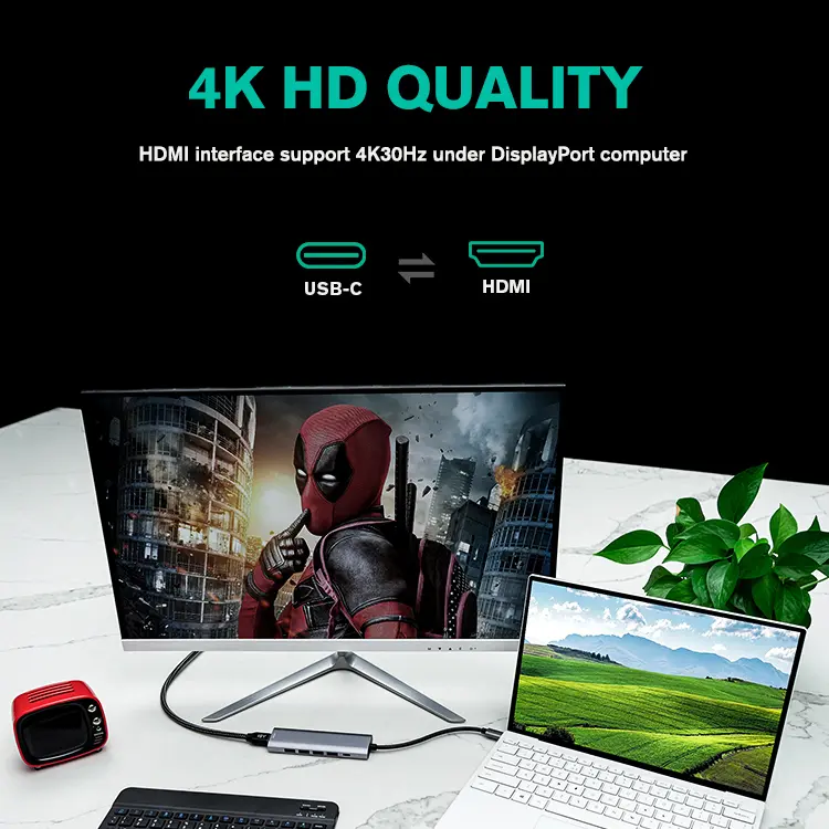 6 In 1 Usb Adapter