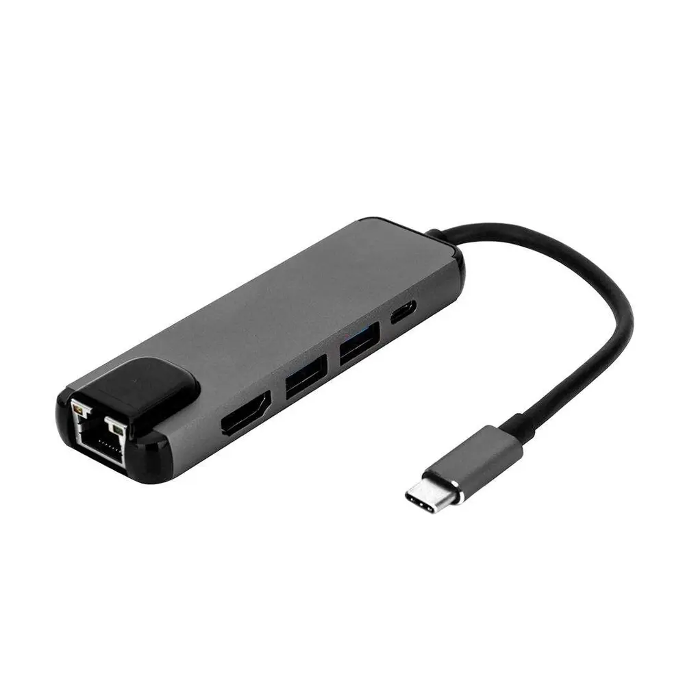 High quality USB Type-C Hub 5 in 1 Multiport Adapter For Macbook Pro