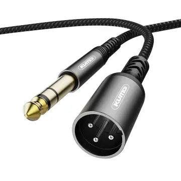 1/4 TRS 6.35MM to 3Pin XLR Male Microphone...