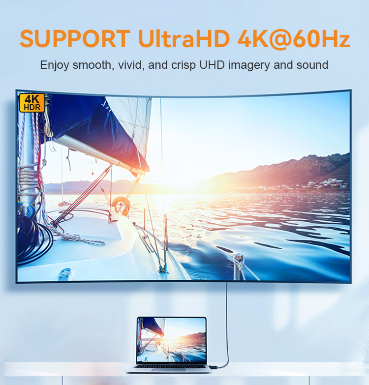 Displayport to 4K 60Hz HDMI Cable