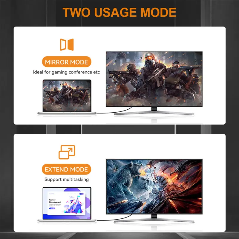 Type C to 4K Displayport Cable