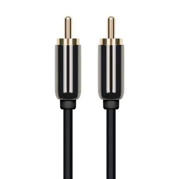 24K Gold Plated Male To Male Car Audio RCA...