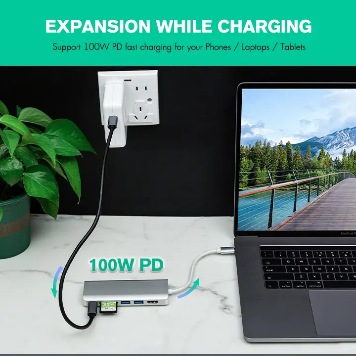 8 in 1 Multiport Hub